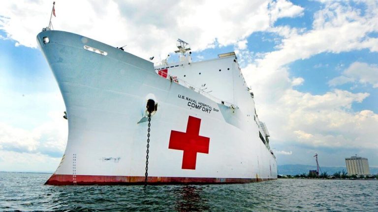 Giant Floating Hospital in New York