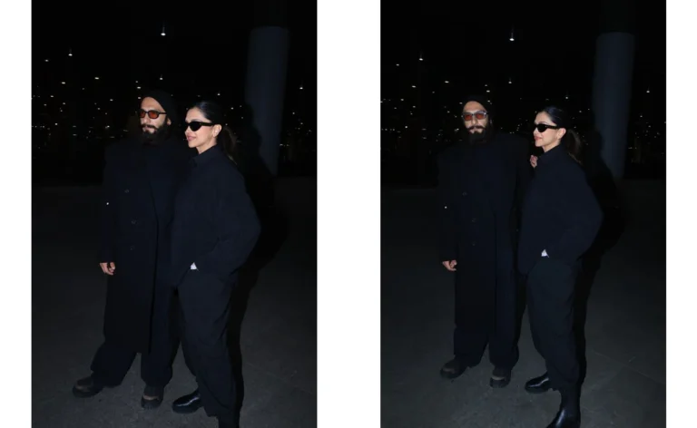 Deepika & Ranveer Airport Style