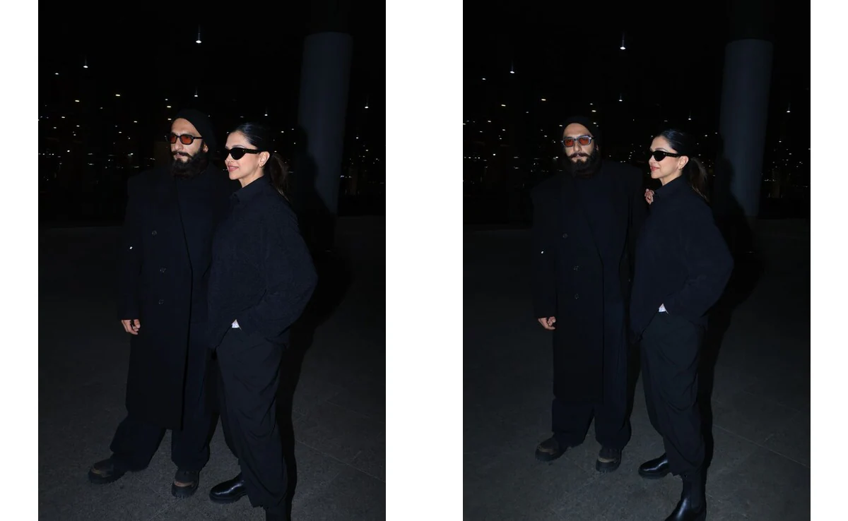 Deepika & Ranveer Airport Style