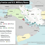 US Iran tensions in Middle East 2026 map
