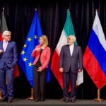 Masoud Pezeshkian and Donald Trump