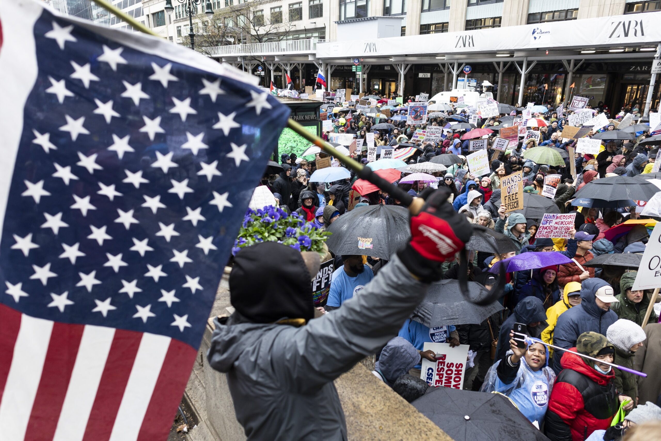 Public protests in the US against political decisions
