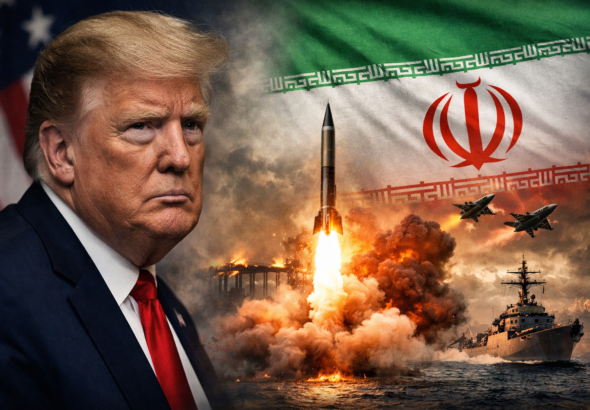 Trump and conflict in contrast