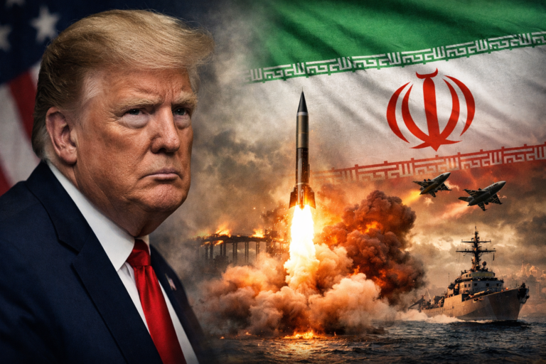 Trump and conflict in contrast