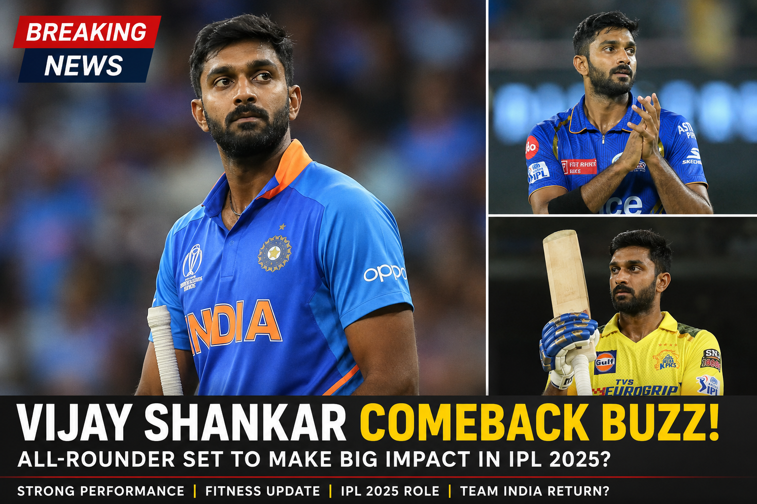 Vijay Shankar retirement