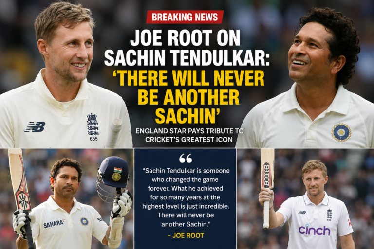 joe root on sachin tendulkar