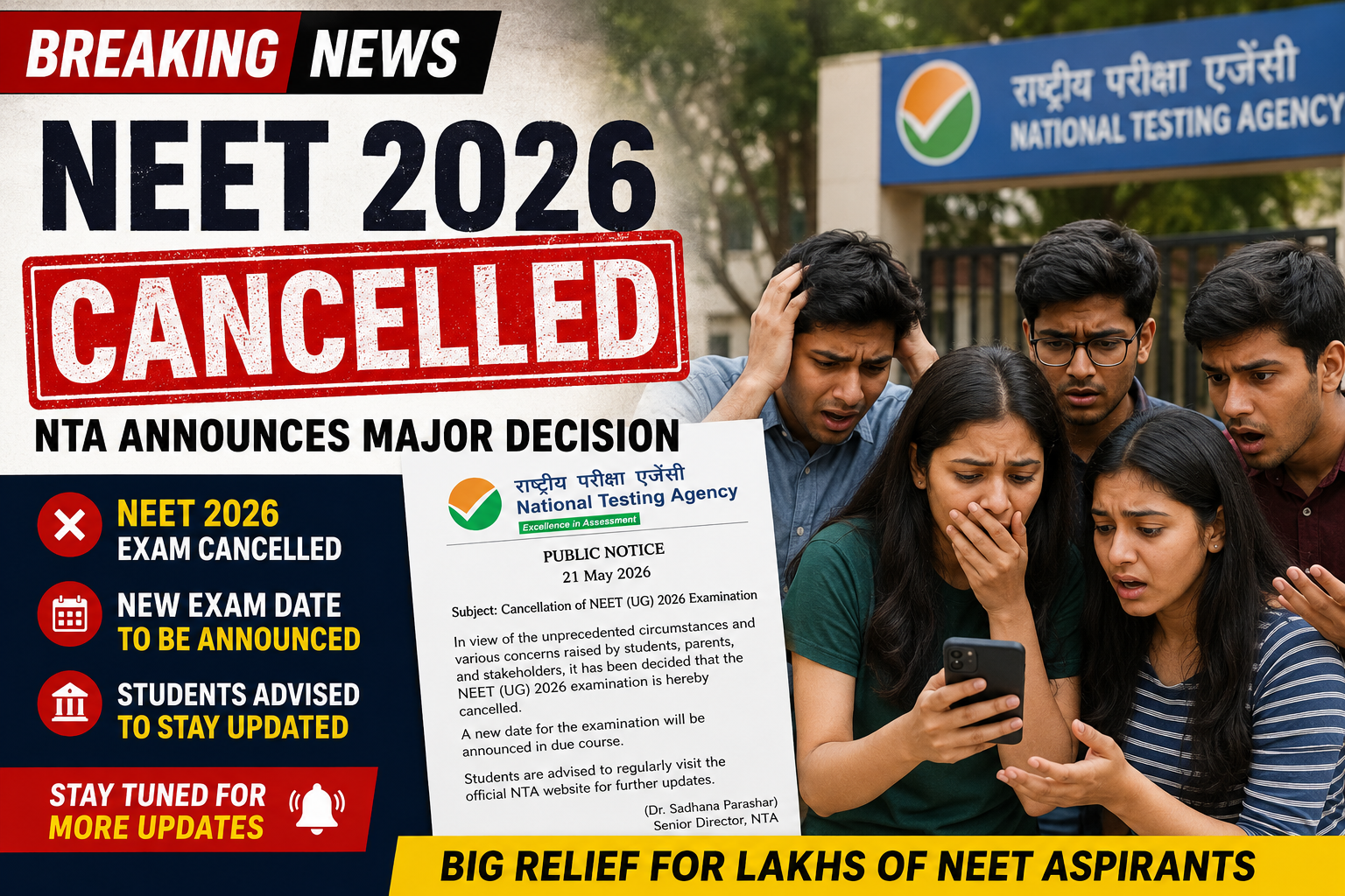 neet exam cancelled 2026