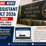 rbi assistant result 2026