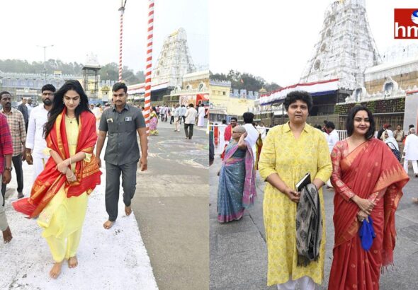 trisha krishnan tirupati temple visit