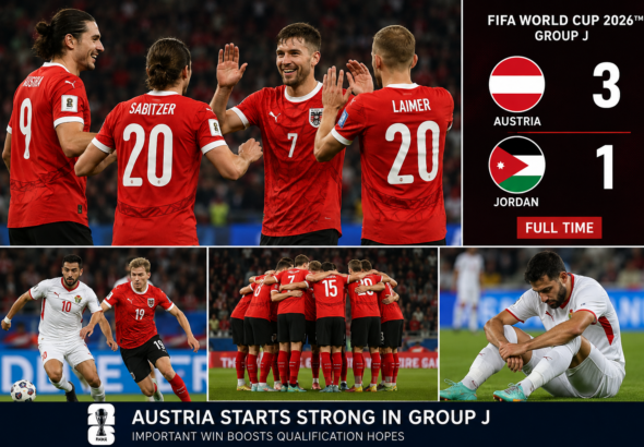 Austria vs Jordan