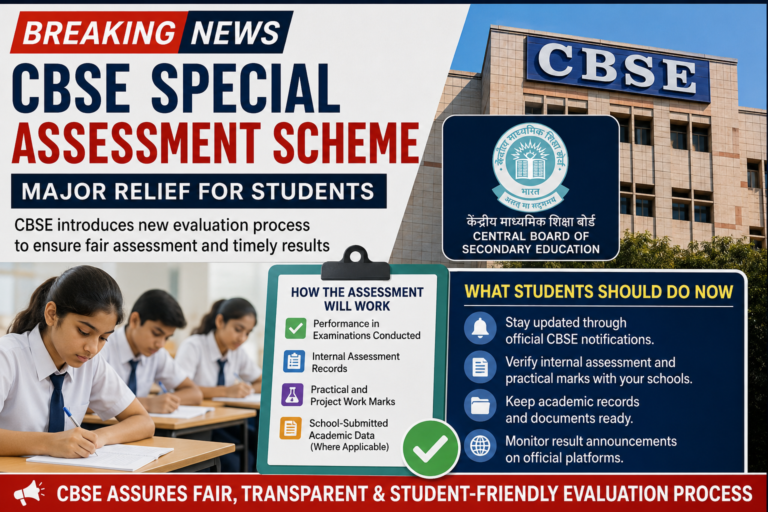 CBSE Special Assessment Scheme