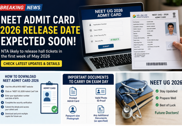 NEET Admit Card 2026 release date