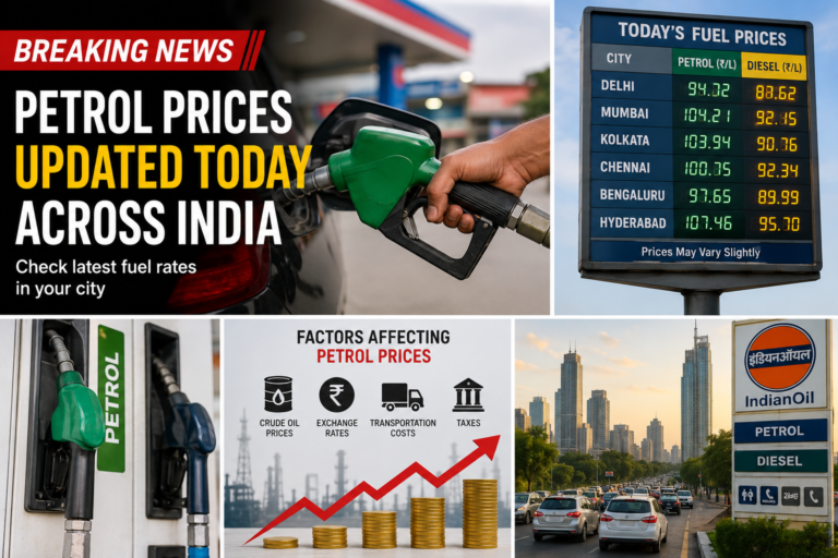 petrol prices today