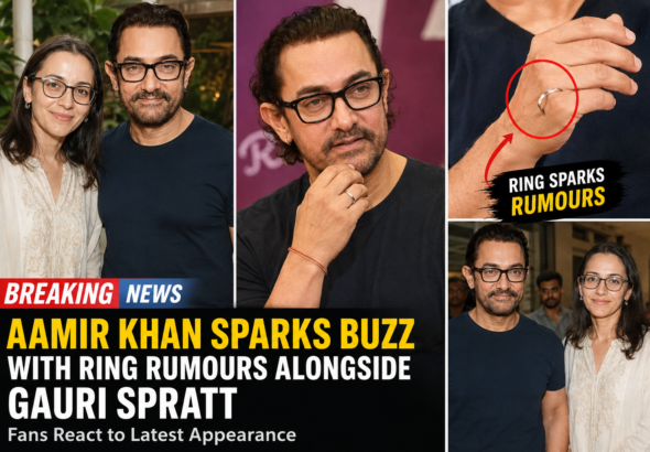 Aamir Khan Gauri Spratt ring