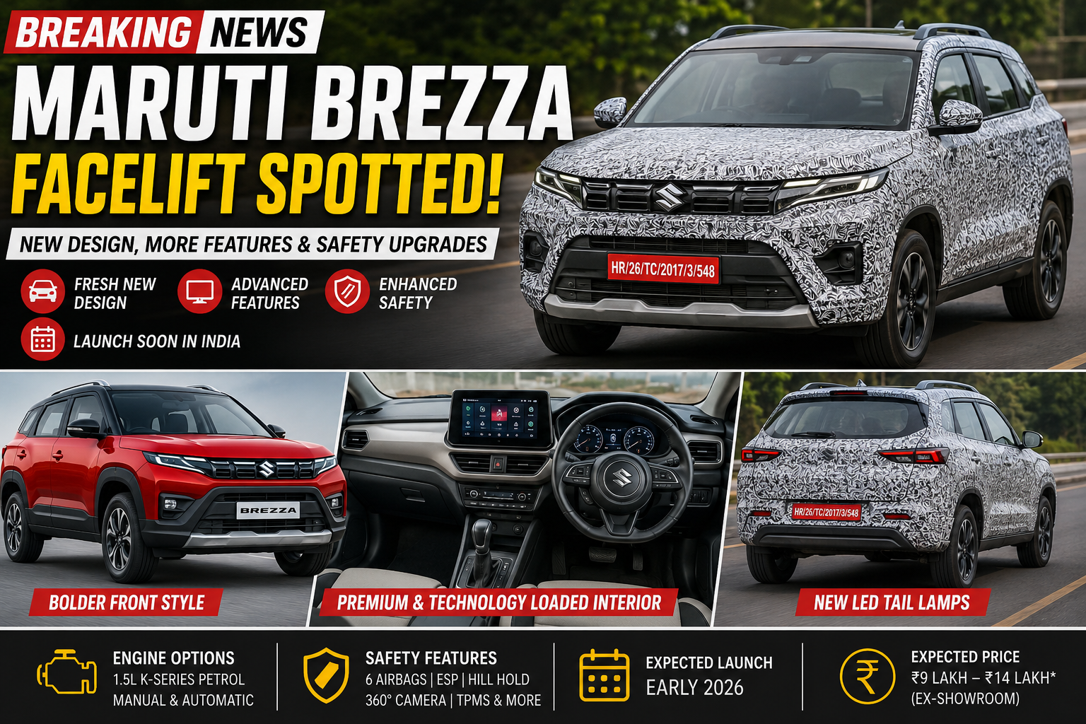 Maruti Brezza Facelift