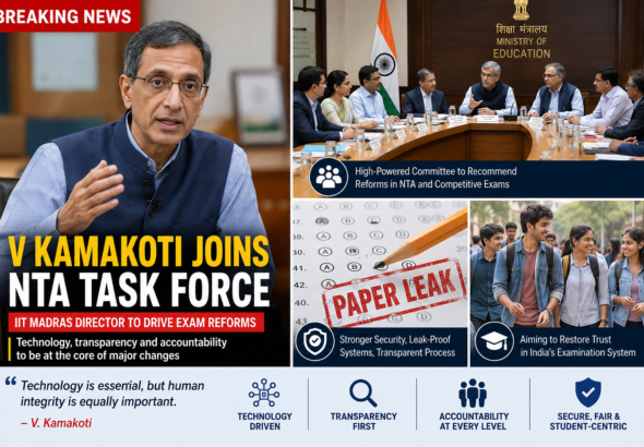 V Kamakoti NTA Task Force