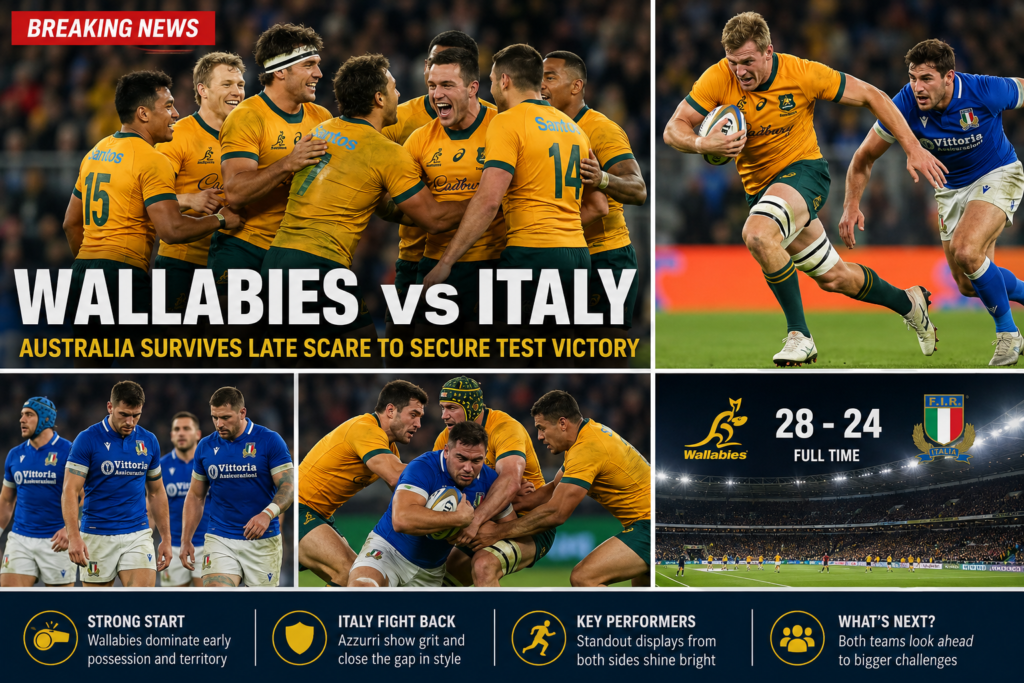 Wallabies vs Italy
