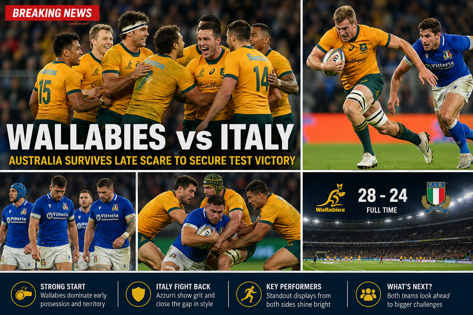 Wallabies vs Italy
