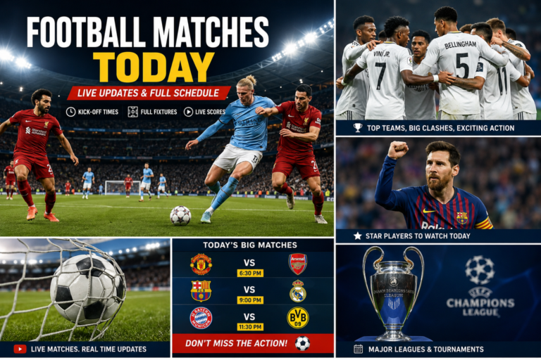 football matches today
