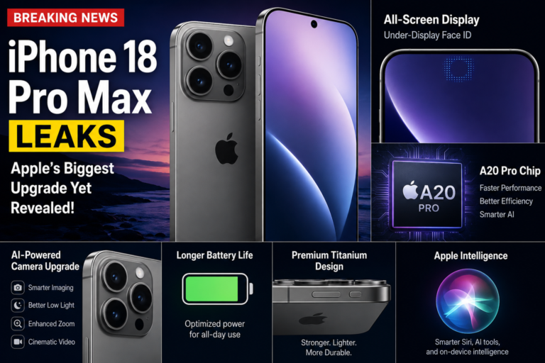 iPhone 18 Pro Max Leaks