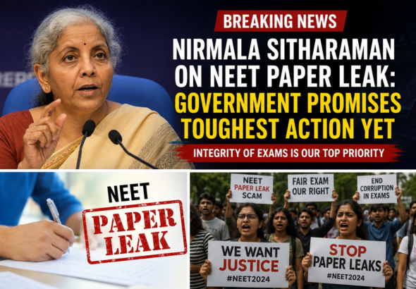 nirmala sitharaman neet paper leak