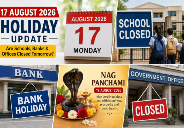17 August 2026 holiday