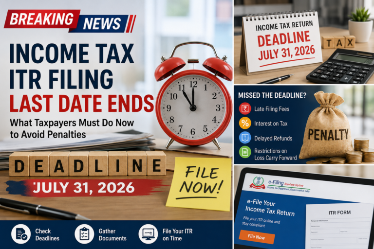 Income Tax ITR Filing Last Date