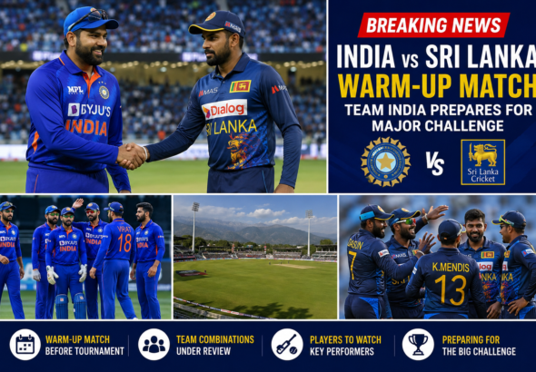 India Sri Lanka Cricket Match Warm Up