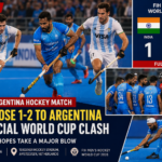 India vs Argentina hockey match