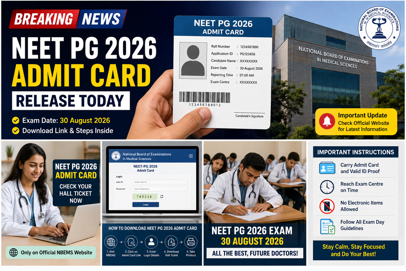 NEET PG 2026 Admit Card