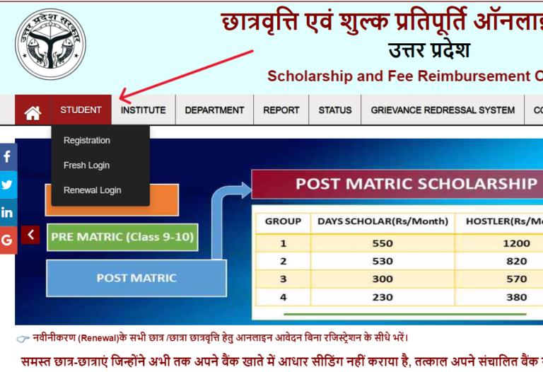 UP Scholarship 2026-27